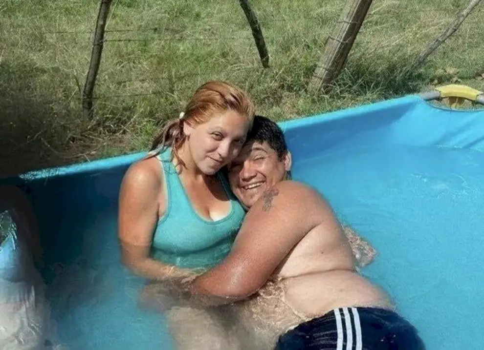 Sergio Nicolás Arganaraz y su pareja