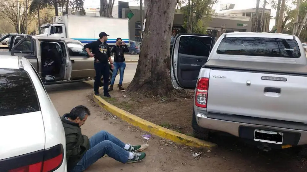 Detención de Delfín Castedo, en 2016, provincia de Buenos Aires.