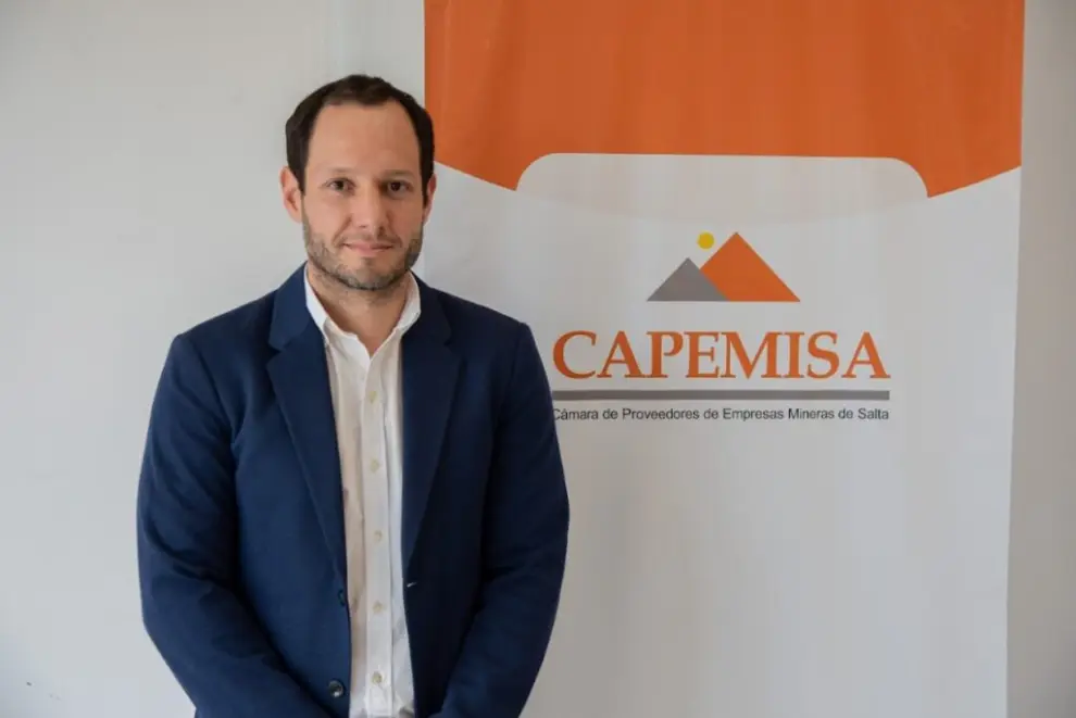 Federico Russo, presidente de la Cámara de Proveedores de Empresas Mineras de Salta (CAPEMISA).