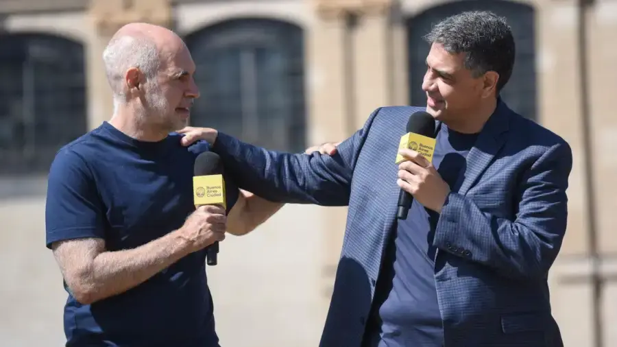 Rodriguez Larreta junto a Jorge Macri