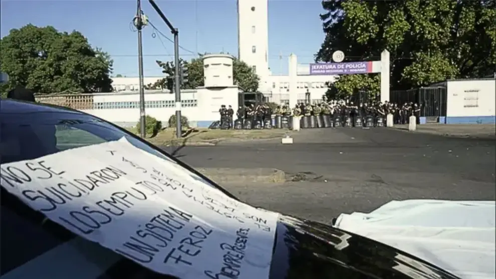 Protesta policial Santa Fe