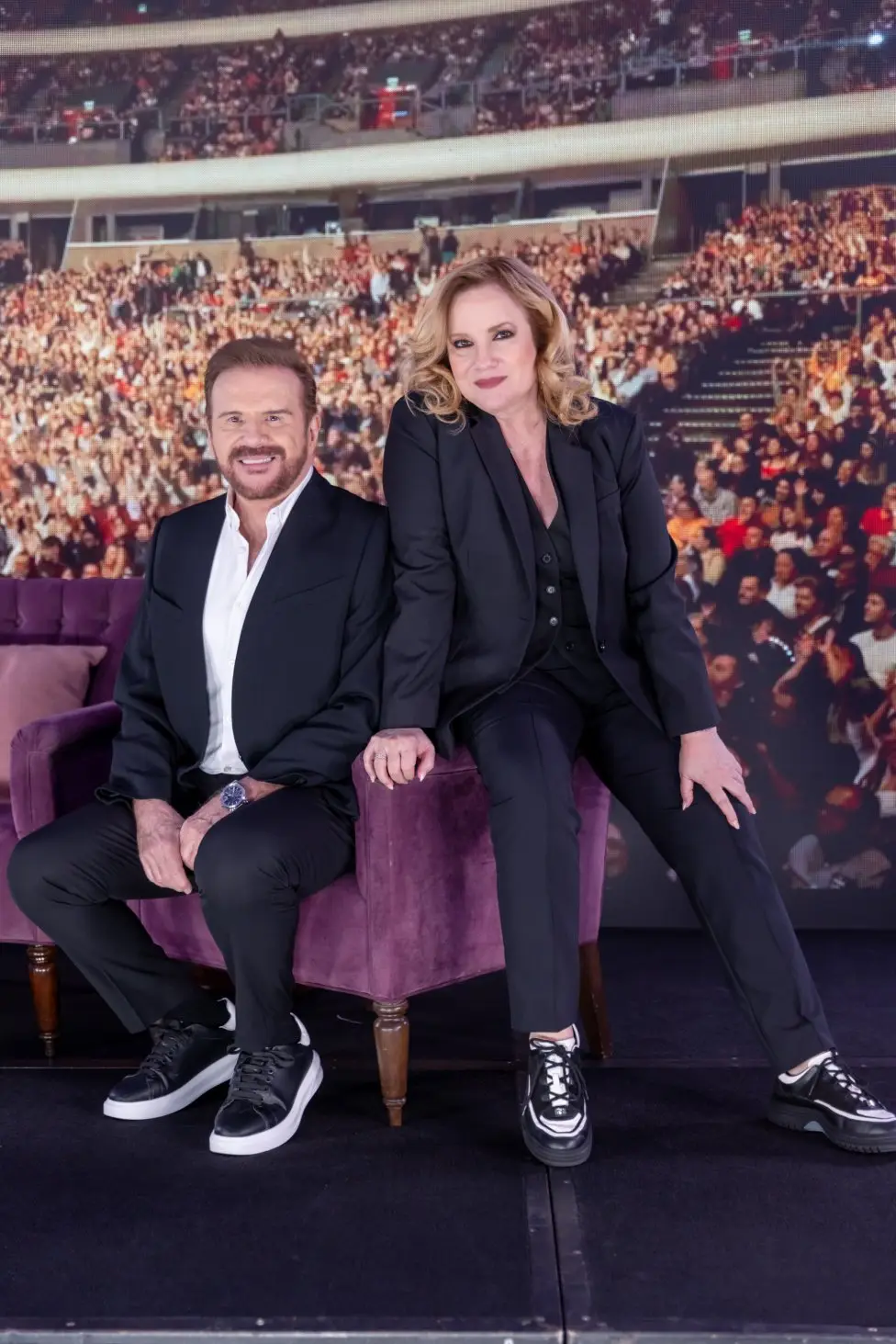 Pimpinela se presenta en el estadio Delmi, en abril