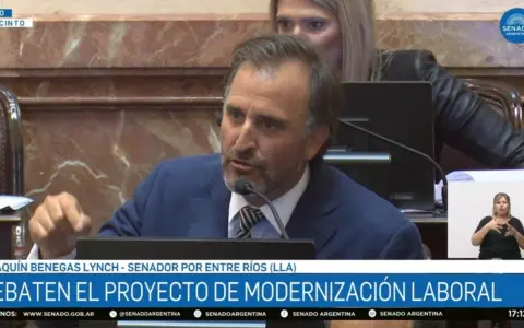 Benegas Lynch  defendió la reforma laboral 