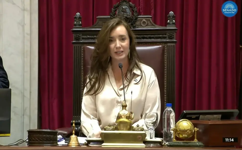 Victoria Villarruel - presidenta del Senado de la Nación