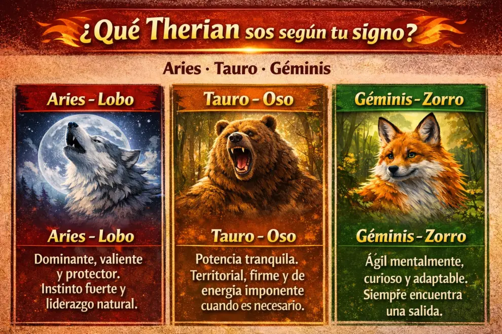 ¿Qué therian sos según tu signo?