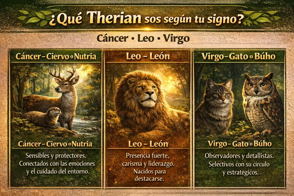 ¿Qué therian sos según tu signo?
