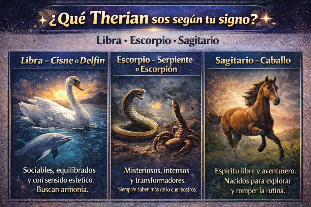 ¿Qué therian sos según tu signo?