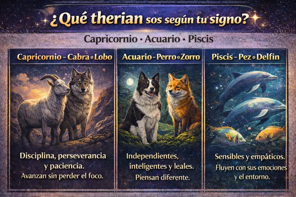 ¿Qué therian sos según tu signo?