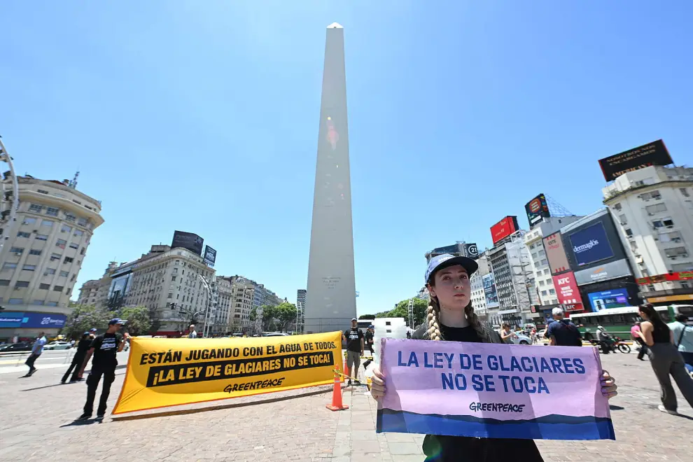 La resistencia a la reforma de la Ley de Glaciares.
