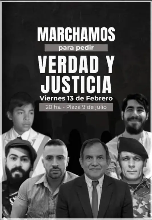 Marcha para pedir verdad y justicia.