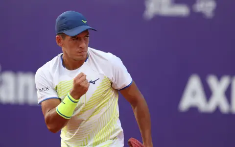 Sebastián Báez, semifinalista del Argentina Open.