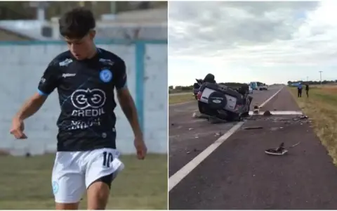 El joven futbolista que falleció en la Ruta 2.