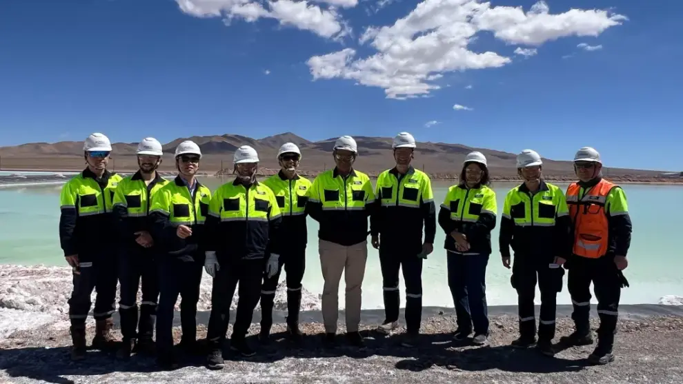 Mineros de Posco, en el Salar del Hombre Muerto, en la Puna salteña