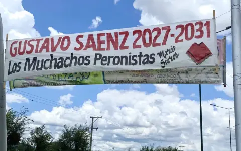 El ala ansiosa del saenzismo colgó el primer cartel rumbo a octubre de 2027.