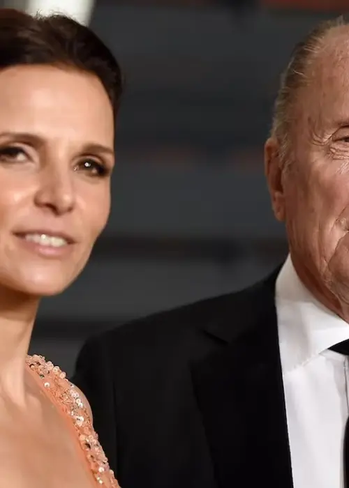 Duvall junto a su esposa, Luciana Pedraza, nacida en Salta, quien lo acompañó hasta su último día.