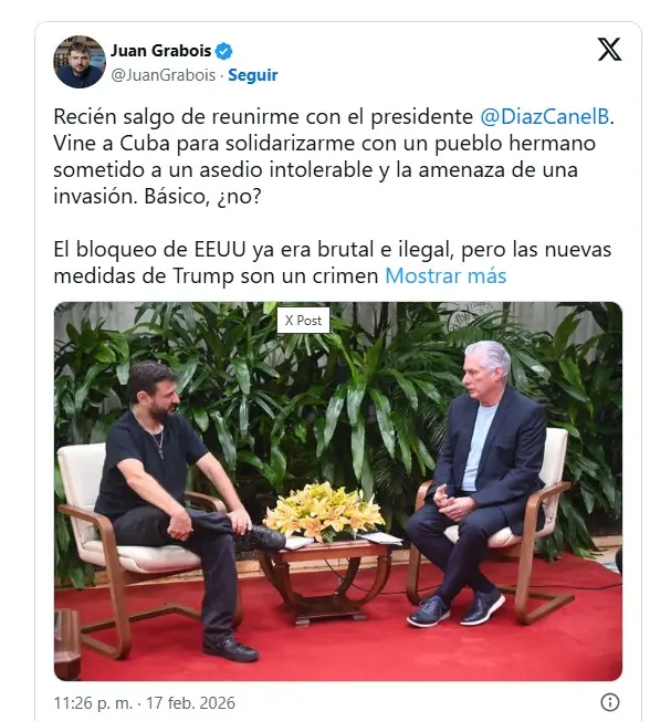 Lo que dijo Juan Grabois