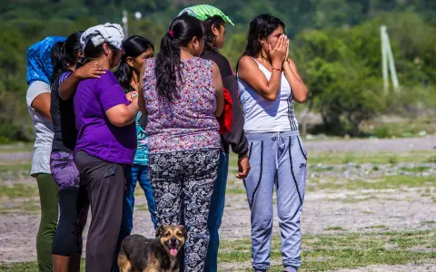 El primer femicidio sufrido por la familia Cruz en Quijano.