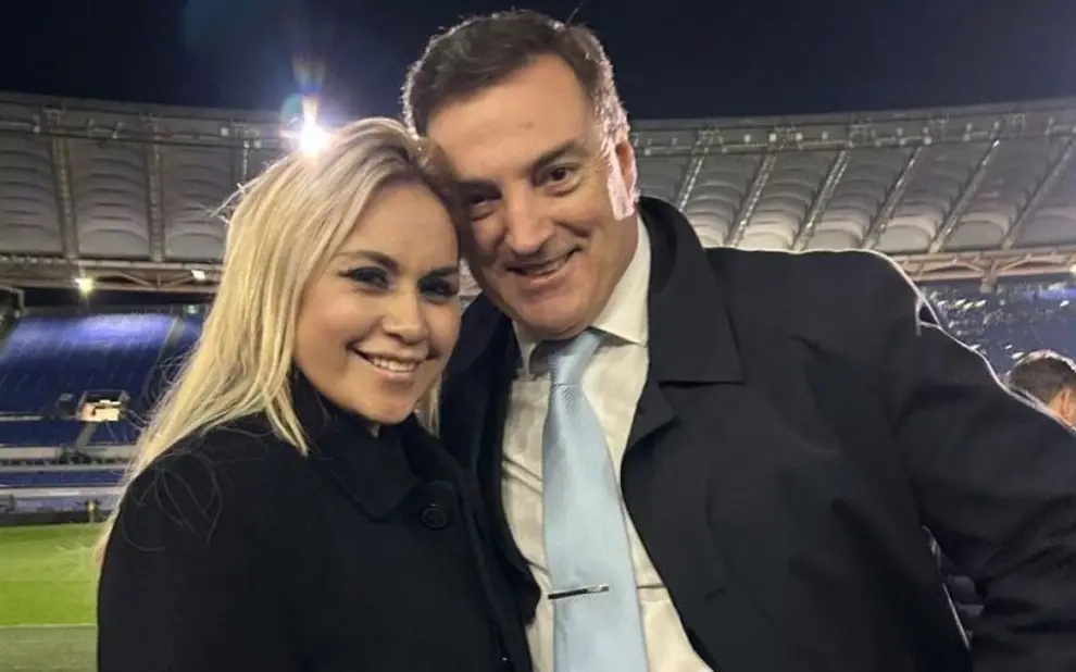 Verónica Ojeda y su pareja, Mario Baudry.