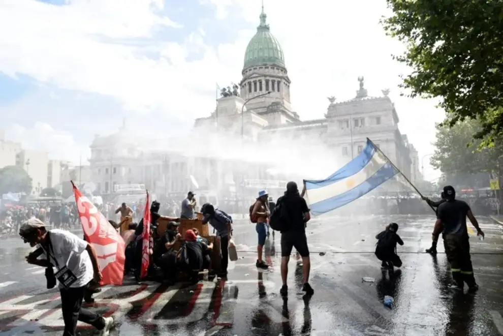 Marcha en contra de la Reforma Laboral