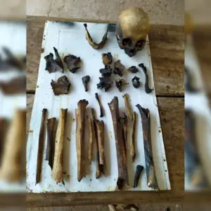 Los restos óseos hallados en Las Lajitas pertenecen a un hombre