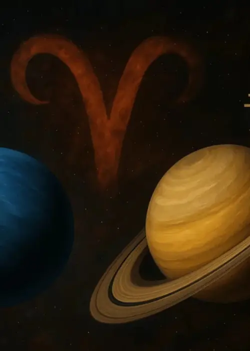 Saturno y Neptuno en Aries