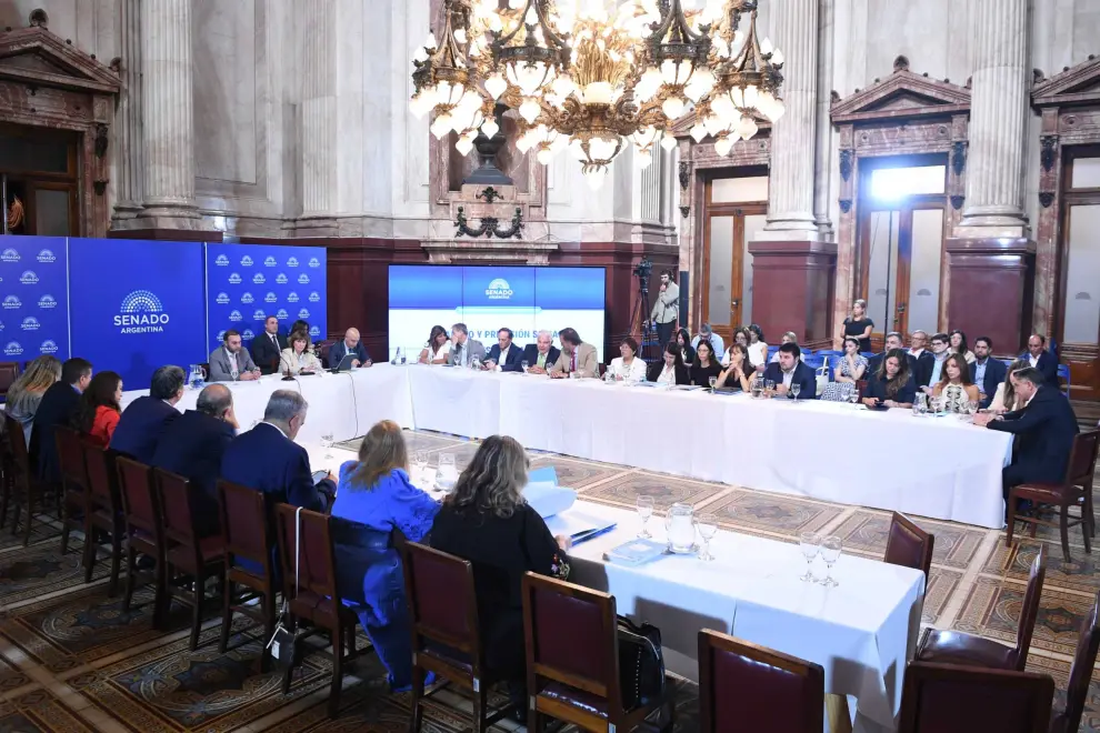 Reunión de Comisión en el Senado de la Nación, por la Reforma Laboral