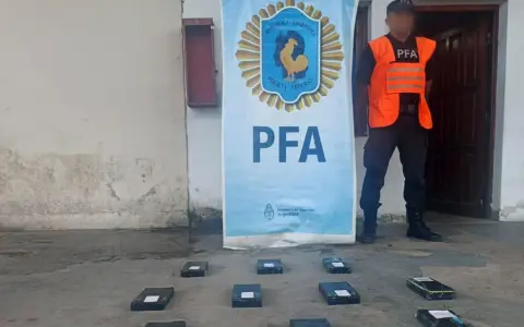 Secuestro de droga y detencion de un hombre en Orán.