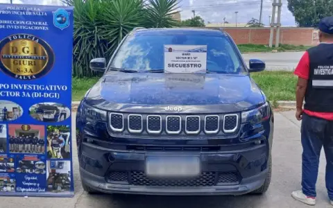 Vehículos recuperados en Salta.