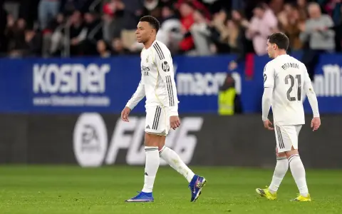 El rostro de Kylian Mbappé lo dice todo.