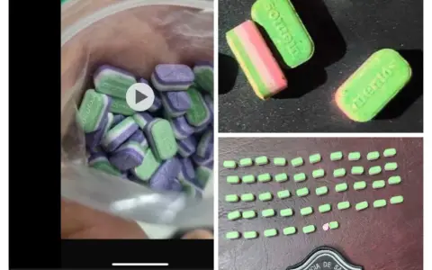 Le encontraron pastillas y dijo que eran mentos.