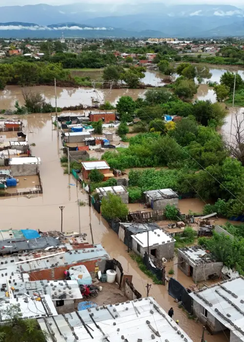 Asentamiento San Francisco Solano INUNDADO
