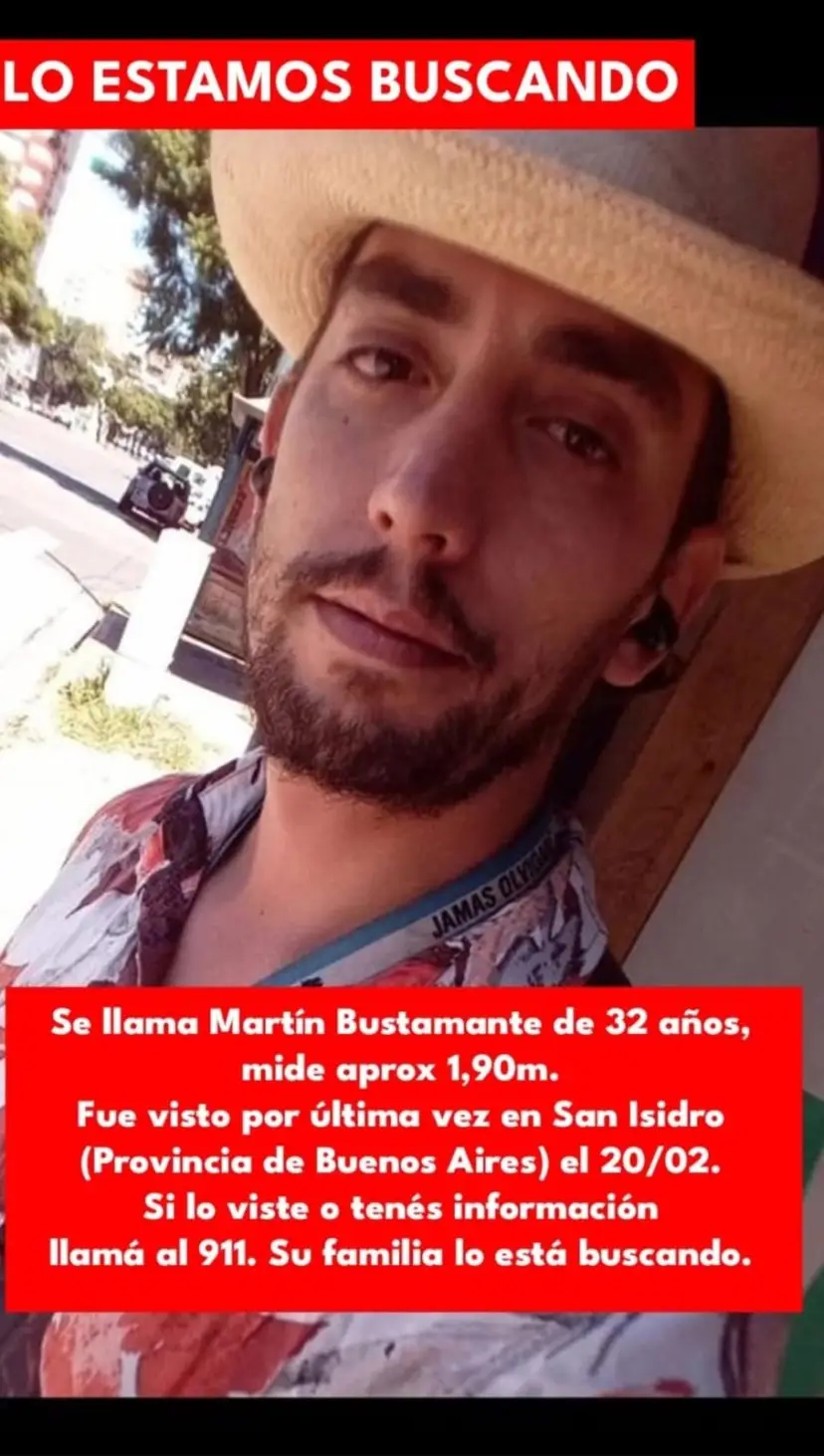 Desaparición de Bustamante