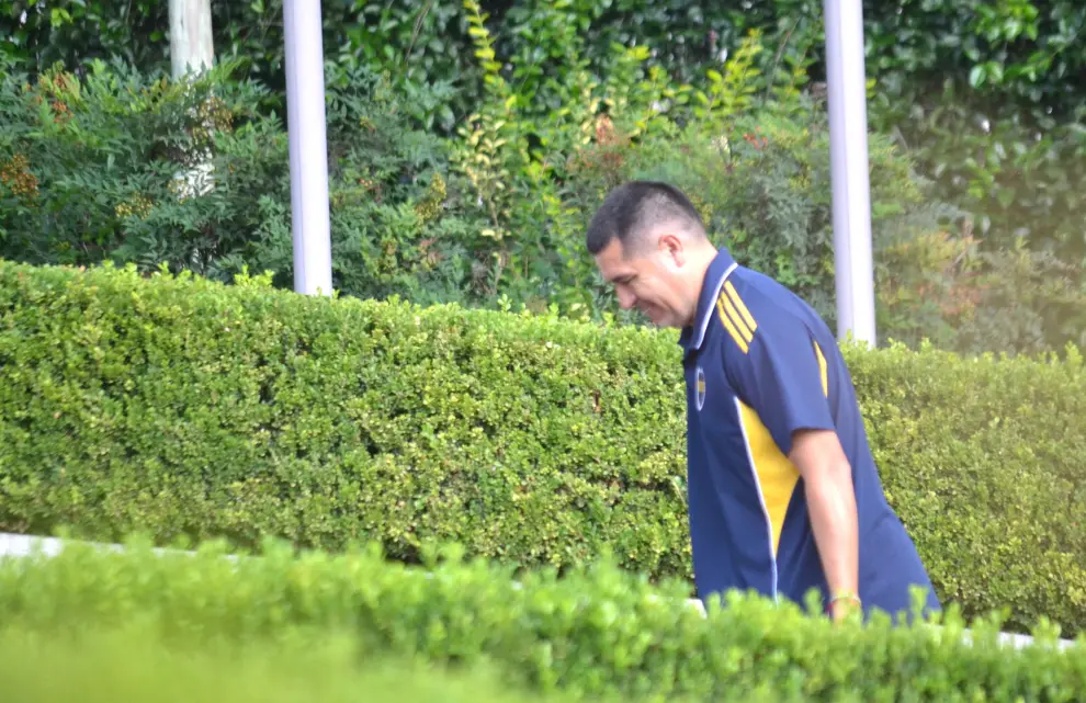 La llegada de Boca al Hotel Sheraton de Salta