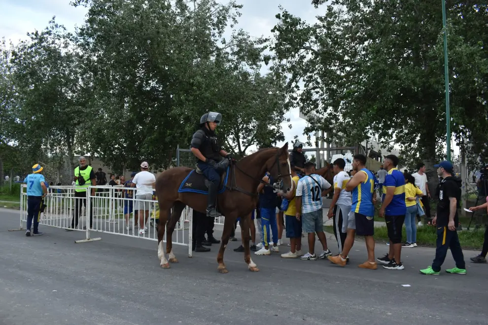 Operativo de seguridad en la venta de entradas.