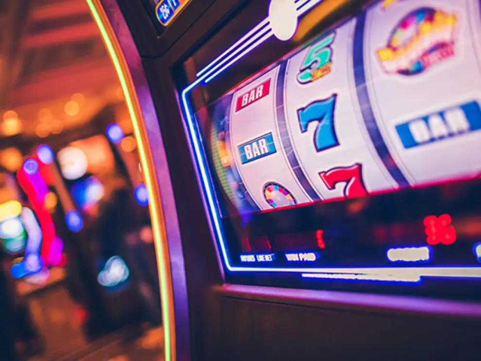 Maquinas de casino.