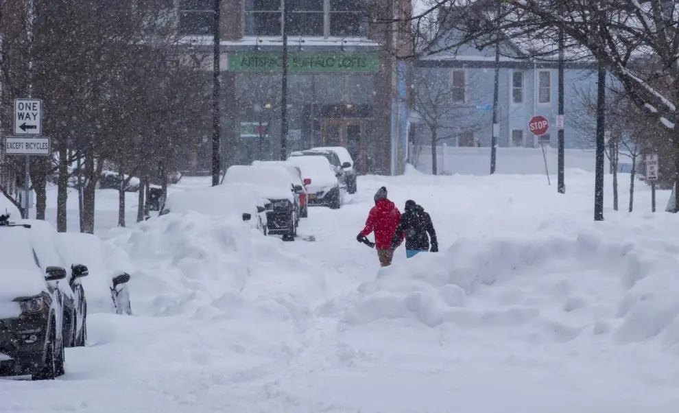 Hay más de 40 millones de personas afectadas por el temporal de nieve