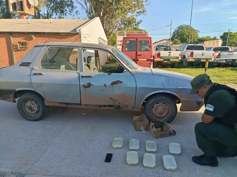Secuestro de cocaína en el norte.