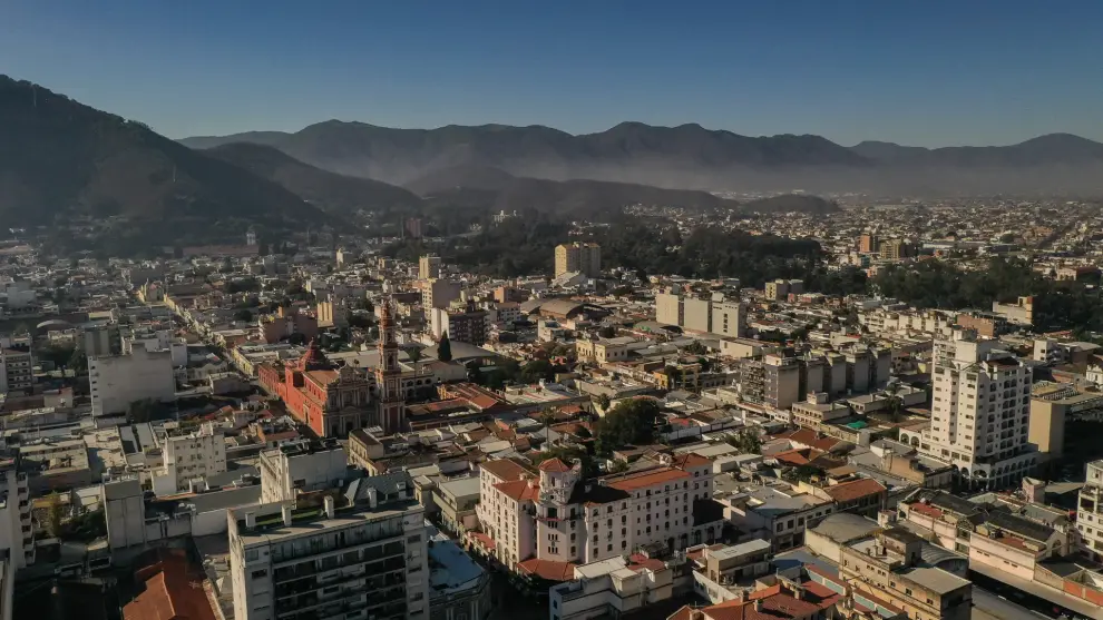 Vista aérea del macrocentro.