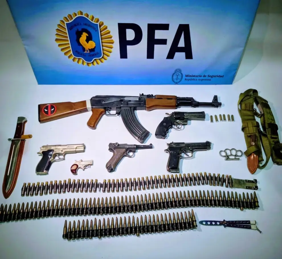 Armas secuestradas