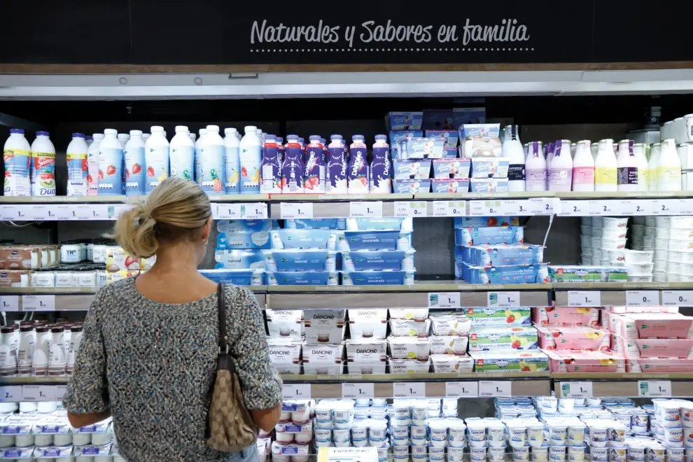 Lácteos: entre los productos que menos se vendieron en diciembre.