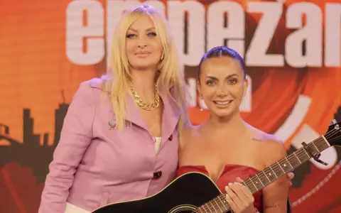 Kamila Reynoso, en el programa de Yuyito González.