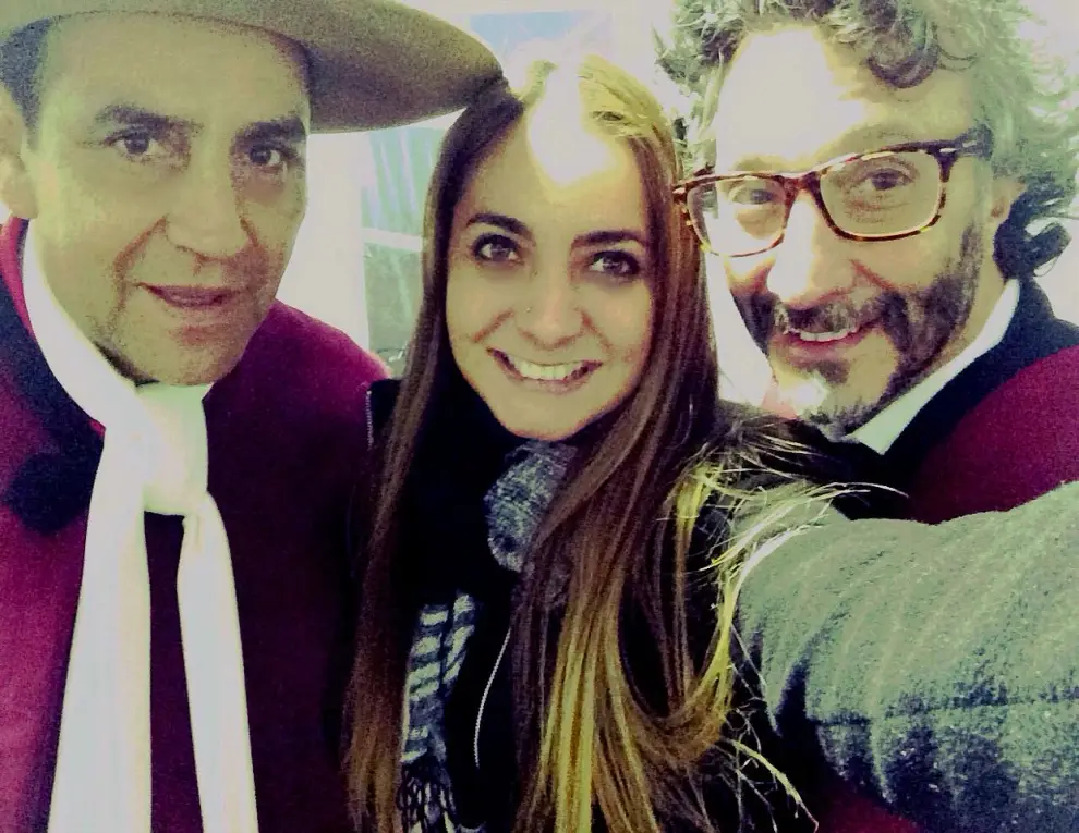 Con dos grandes de la música nacional.