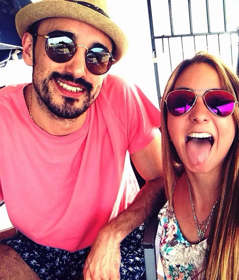 Kmila junto al gran Abel Pintos.