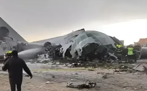 Avion que se estrelló