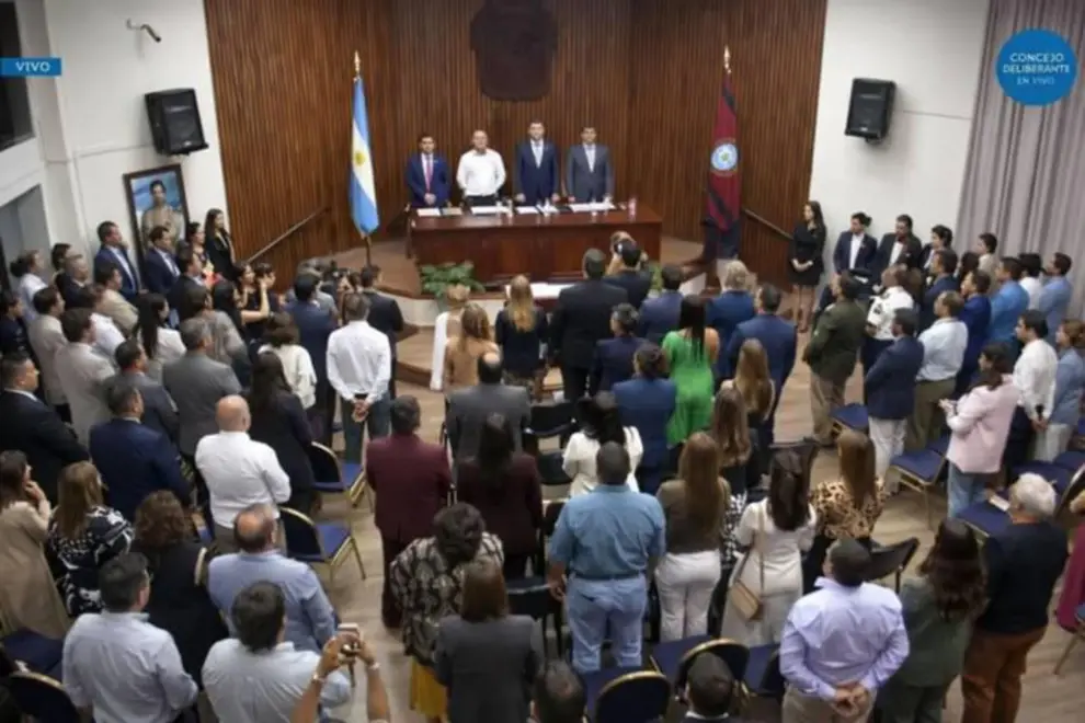 Inicio de sesiones ordinarias del Concejo Deliberante.