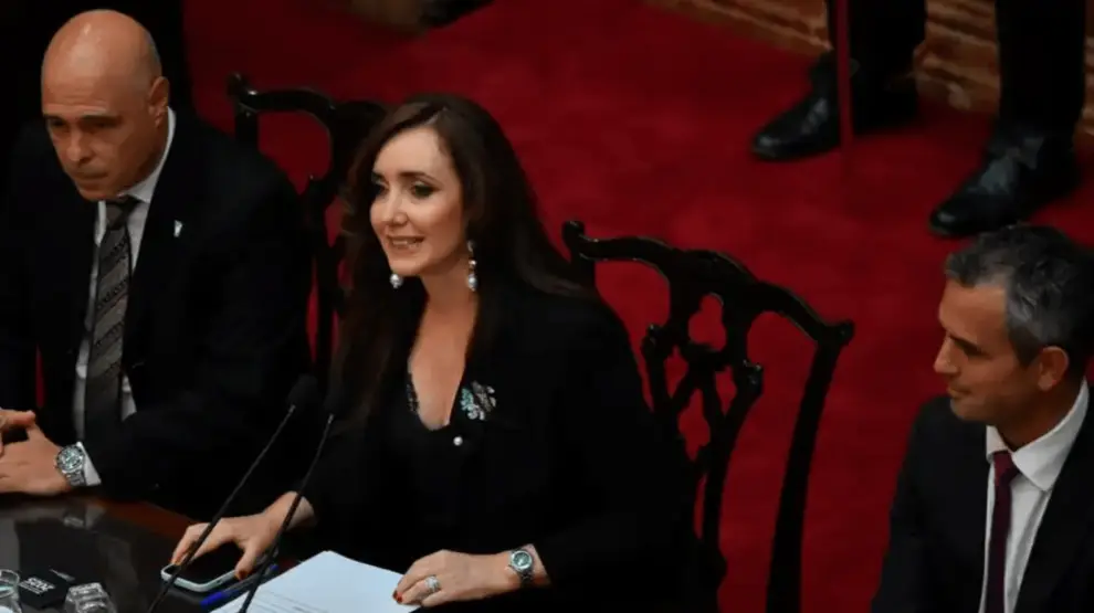 Villarruel en el Congreso.