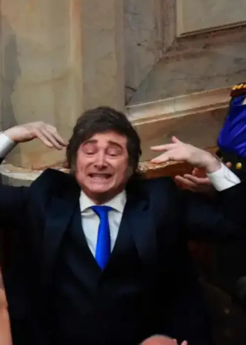 Milei en la Asamblea Legislativa 
