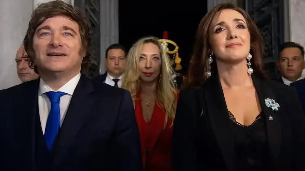 La transmisión oficial no mostró el momento incómodo entre Victoria Villarruel y Karina Milei