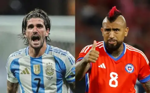 La bronca es en serio y no quedó en la cancha: Arturo Vidal amenazó a Rodrigo De Paul.