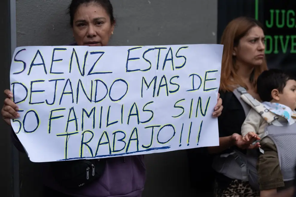 Protesta de empleados de Casino Boulevard Salta